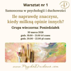 Odkryj Swoją Wartość - Warsztat 1 - Poniedziałek